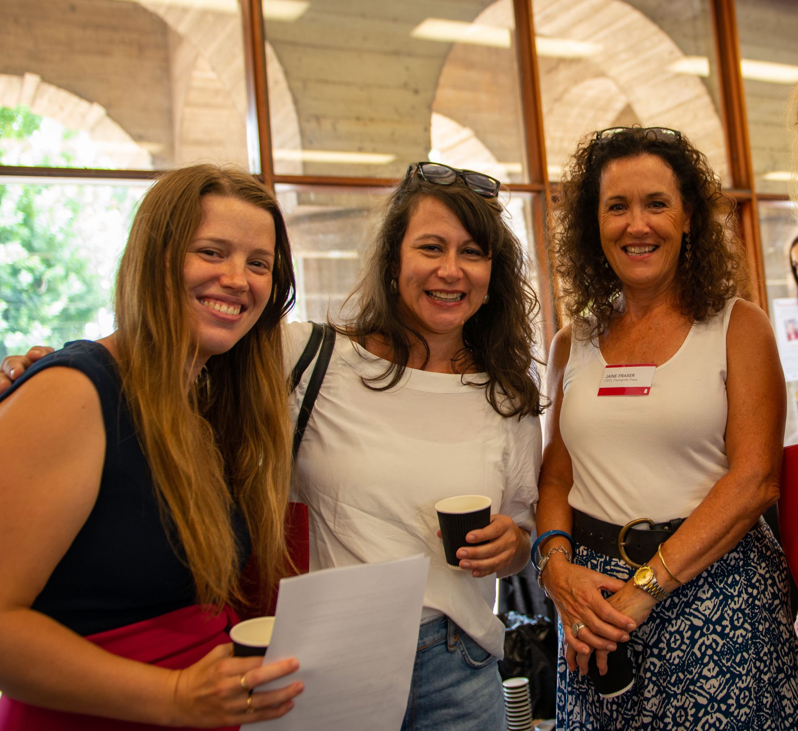 Photo of Rebecca Higgie, Rachel Bin Salleh and Jane Fraser