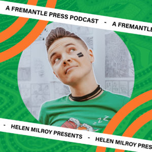 Aska looks up at the sky the Fremantle Press Podcast